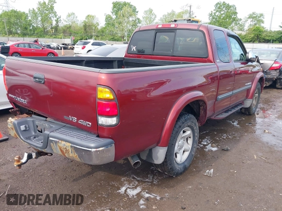 2003 Toyota Tundra SR5 with VIN 5TBBT44123S402249, listed as a IAAI auction lot 42163543 with 146,694 mi miles and . Bid and sale history available at DreamBid. Image 4.