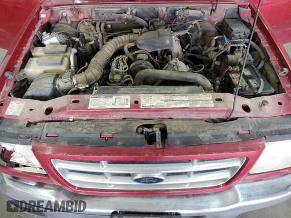2001 Ford Ranger XL with VIN 1FTYR10C61TA40124, listed as a Copart auction lot 48943325 with 196,810 mi miles and Salvage title. Bid and sale history available at DreamBid. Image 13.