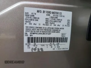 2018 Ford Edge SEL with VIN 2FMPK3J9XJBC51207, listed as a Copart auction lot 75321744 with 54,165 mi miles and Salvage Title. Bid and sale history available at carsss.com. Image 12.