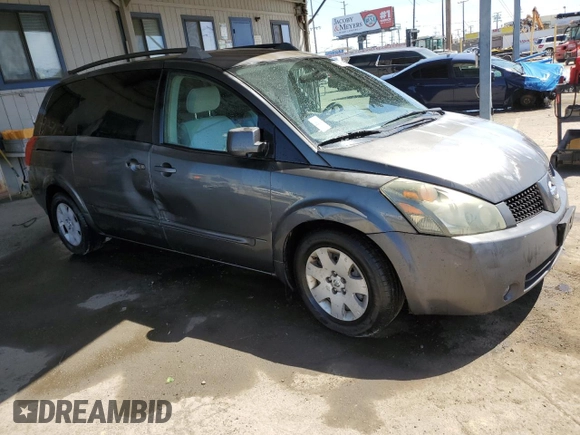 2004 Nissan Quest S with VIN 5N1BV28U74N365695, listed as a Copart auction lot 52963885 with 206,206 mi miles and Salvage Title. Bid and sale history available at carsss.com. Image 4.
