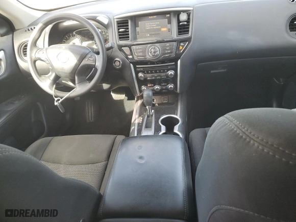 2020 Nissan Pathfinder S with VIN 5N1DR2AN0LC645047, listed as a Copart auction lot 84699254 with 43,275 mi miles and Salvage Title. Bid and sale history available at carsss.com. Image 8.