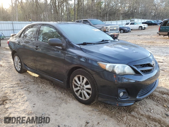 2011 Toyota Corolla L with VIN 2T1BU4EE5BC646104, listed as a Copart auction lot 44114215 with 119,439 mi miles and Salvage Title. Bid and sale history available at carsss.com. Image 4.