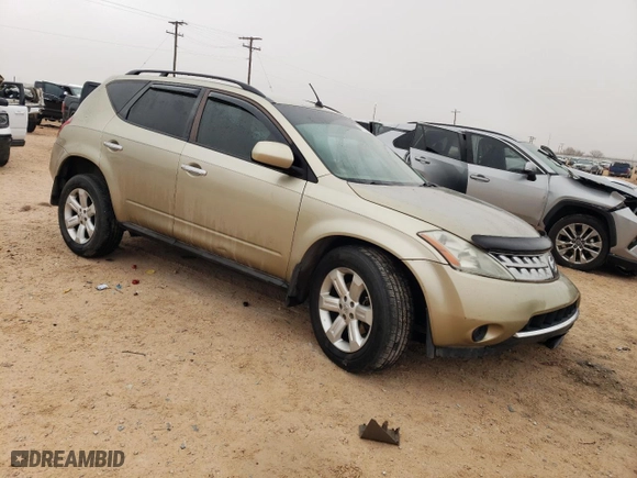 2007 Nissan Murano S with VIN JN8AZ08W77W607799, listed as a Copart auction lot 42759085 with 150,941 mi miles and Salvage Title. Bid and sale history available at carsss.com. Image 4.