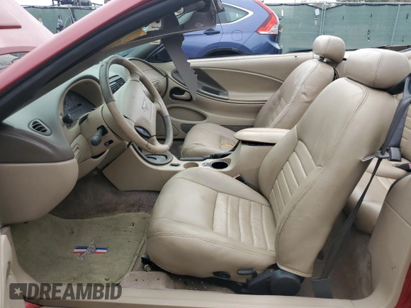 2003 Ford Mustang GT Deluxe with VIN 1FAFP45XX3F332392, listed as a Copart auction lot 87612555 with 0 mi miles and Salvage Title. Bid and sale history available at carsss.com. Image 7.