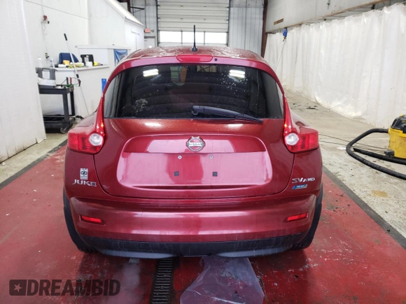 2014 Nissan Juke Nismo with VIN JN8AF5MV7ET482322, listed as a Copart auction lot 88507165 with Not provided miles and Salvage title. Bid and sale history available at DreamBid. Image 6.