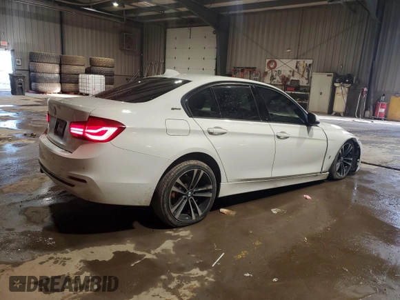 2018 BMW 3 Series 330e iPerformance with VIN WBA8E1C56JA159633, listed as a Copart auction lot 45280275 with 113,997 mi miles and Salvage Title. Bid and sale history available at carsss.com. Image 3.