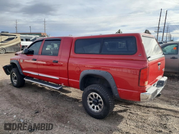 2008 Dodge Ram 2500 Laramie with VIN 3D3KS29A98G150200, listed as a Copart auction lot 86841234 with 122,227 mi miles and Salvage Title. Bid and sale history available at carsss.com. Image 2.