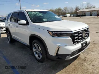 2025 Honda Pilot EX-L с VIN 5FNYG1H44SB045507, выставлен на аукционе Copart как лот 52041215 с пробегом 9 126 миль миль и Списание • Salvage title. История ставок и продаж доступна на DreamBid. Изображение 4.