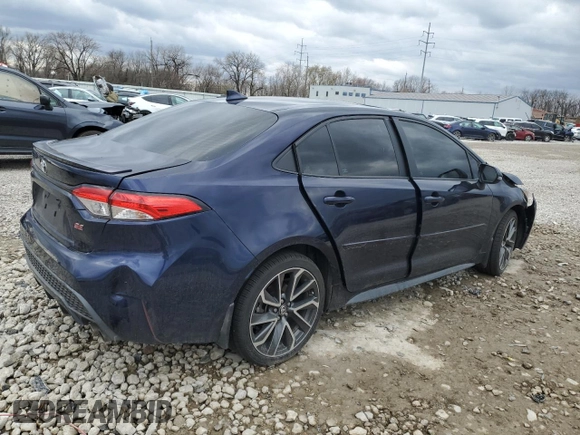 2022 Toyota Corolla SE with VIN 5YFP4MCE7NP131280, listed as a Copart auction lot 49771535 with 0 mi miles and Salvage Title. Bid and sale history available at carsss.com. Image 3.