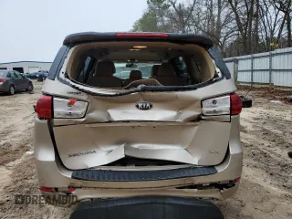 2015 Kia Sedona LX with VIN KNDMB5C16F6020174, listed as a Copart auction lot 45802495 with 103,570 mi miles and Salvage Title. Bid and sale history available at DreamBid. Image 6.