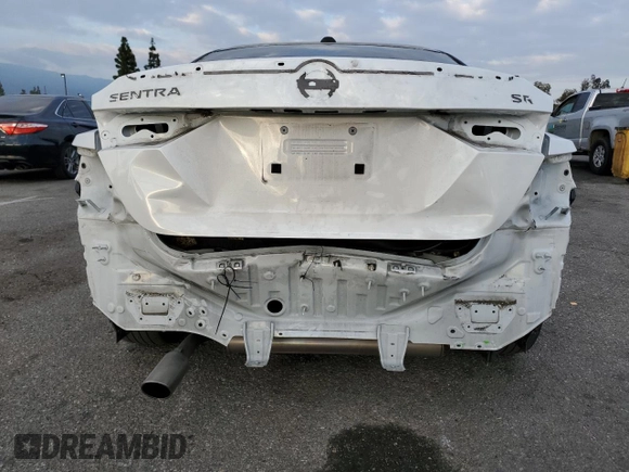 2023 Nissan Sentra SR with VIN 3N1AB8DV7PY254505, listed as a Copart auction lot 44077765 with 61,033 mi miles and Salvage Title. Bid and sale history available at carsss.com. Image 6.