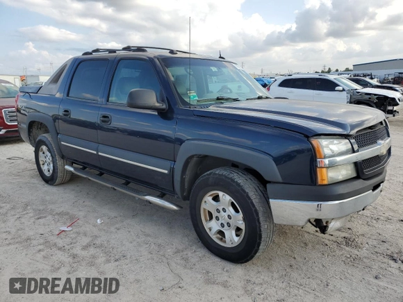 2004 Chevrolet Avalanche Z71 with VIN 3GNEK12T84G173593, listed as a Copart auction lot 79783104 with Not Provided miles and Salvage Title. Bid and sale history available at DreamBid. Image 4.