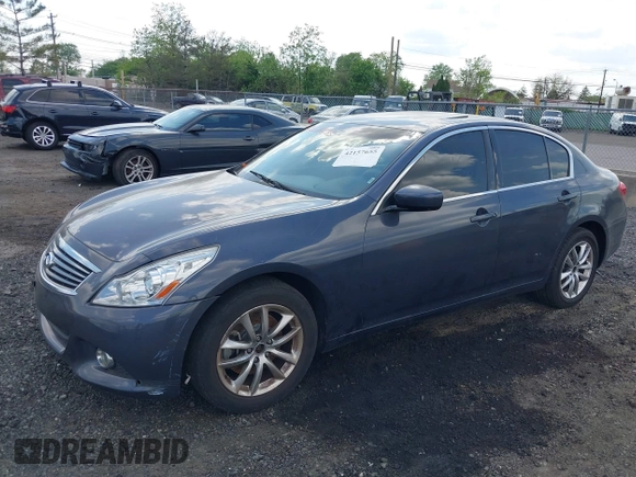 2012 Infiniti G25 Sedan x with VIN JN1DV6AR7CM730491, listed as a IAAI auction lot 42157655 with Not Provided miles. Bid and sale history available at carsss.com. Image 6.