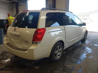 2006 Nissan Quest S Special Edition with VIN 5N1BV28U16N119101, listed as a IAAI auction lot 42110977 with 1 mi miles. Bid and sale history available at carsss.com. Image 4.