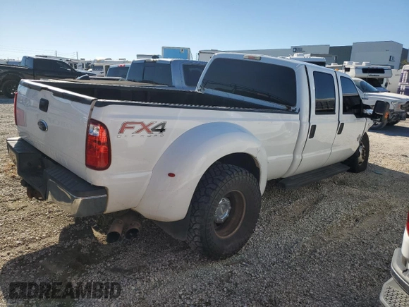 2015 Ford F-350 Lariat with VIN 1FT8W3DT6FEA20658, listed as a Copart auction lot 86958574 with Not provided miles and Salvage title. Bid and sale history available at DreamBid. Image 3.