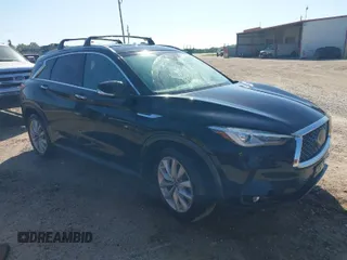 2019 Infiniti QX50 Luxe with VIN 3PCAJ5M35KF119556, listed as a IAAI auction lot 42012935 with 162,122 mi miles and . Bid and sale history available at DreamBid. Image 1.