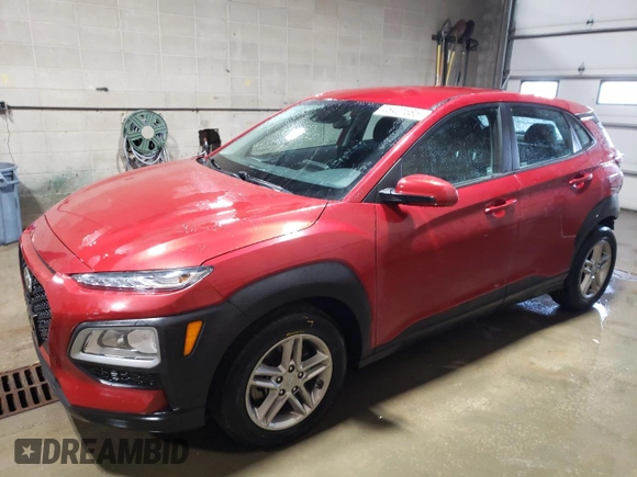 2021 Hyundai Kona SE with VIN KM8K1CAA4MU739039, listed as a Copart auction lot 48421685 with 84,657 mi miles and Salvage Title. Bid and sale history available at carsss.com. Image 1.