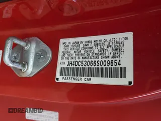 2006 Acura RSX Type S с VIN JH4DC53066S009654, выставлен на аукционе Copart как лот 43391605 с пробегом 147 631 миль миль и Чистый • Clean title. История ставок и продаж доступна на DreamBid. Изображение 13.