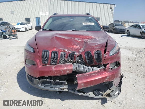 2017 Jeep Cherokee Sport with VIN 1C4PJLAB6HW669413, listed as a Copart auction lot 49135175 with 92,534 mi miles and Salvage Title. Bid and sale history available at carsss.com. Image 5.