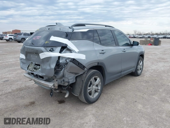 2023 GMC Terrain SLE with VIN 3GKALMEG5PL208966, listed as a IAAI auction lot 41342121 with 28,802 mi miles. Bid and sale history available at carsss.com. Image 4.