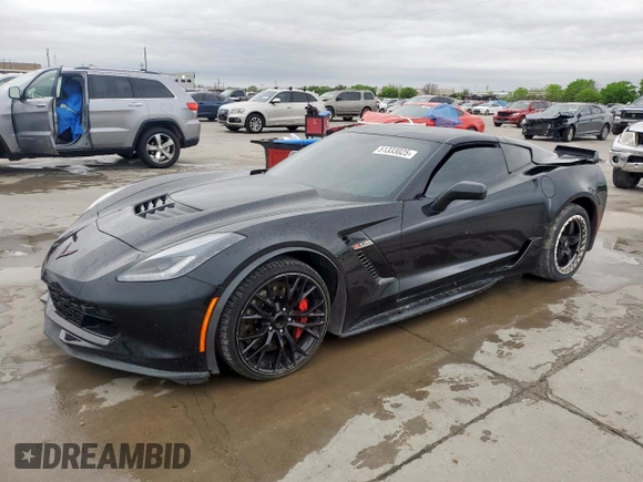2019 Chevrolet Corvette Z06 2LZ z VIN 1G1YS2D65K5602382, wystawiony jako Copart lot #51333025 z przebiegiem 52 787 mil mil oraz Szkoda całkowita • Salvage title. Historia ofert i sprzedaży dostępna na DreamBid. Obrazek 1.