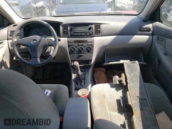2006 Toyota Corolla CE with VIN 2T1BR32E26C710718, listed as a Copart auction lot 56579285 with 261,054 mi miles and Salvage title. Bid and sale history available at DreamBid. Image 8.
