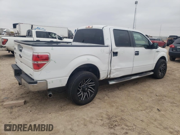 2012 Ford F-150 XL with VIN 1FTFW1CF3CKE18673, listed as a Copart auction lot 44647615 with 179,700 mi miles and Salvage Title. Bid and sale history available at carsss.com. Image 3.