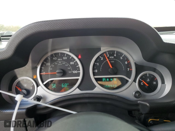 2008 Jeep Wrangler Unlimited X with VIN 1J4GB39198L515007, listed as a Copart auction lot 78979004 with 158,929 mi miles and Salvage Title. Bid and sale history available at DreamBid. Image 9.