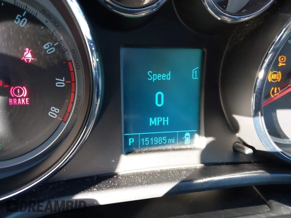 2012 Buick Regal Turbo Premium 1 with VIN 2G4GS5EV1C9143927, listed as a IAAI auction lot 41443969 with 151,985 mi miles. Bid and sale history available at carsss.com. Image 15.