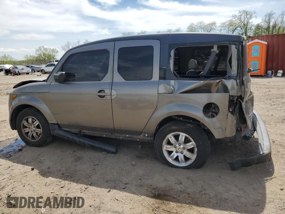 2007 Honda Element EX with VIN 5J6YH28777L003652, listed as a Copart auction lot 54161685 with 211,336 mi miles and Salvage Title. Bid and sale history available at DreamBid. Image 2.