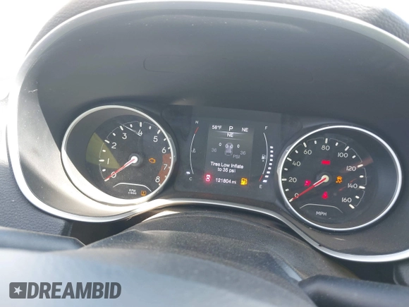 2018 Jeep Compass Sport with VIN 3C4NJCAB1JT151759, listed as a IAAI auction lot 41896340 with 121,804 mi miles. Bid and sale history available at carsss.com. Image 7.