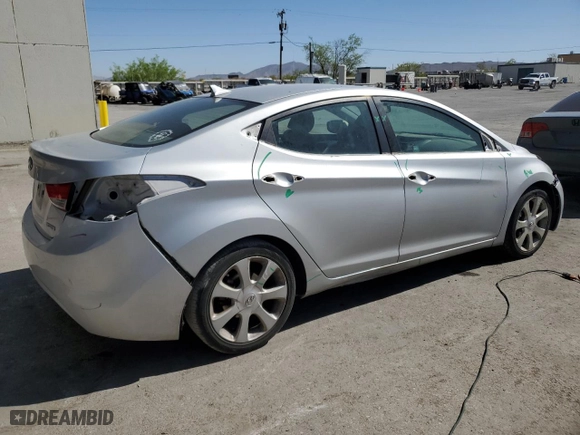 2012 Hyundai Elantra GLS with VIN KMHDH4AEXCU272222, listed as a Copart auction lot 53307345 with 103,639 mi miles and Salvage Title. Bid and sale history available at carsss.com. Image 3.