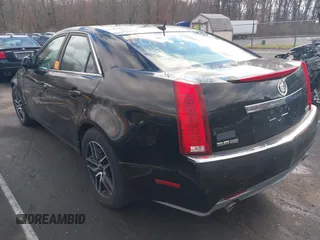 2008 Cadillac CTS AWD w/1SB with VIN 1G6DT57V980206276, listed as a IAAI auction lot 40822684 with 142,690 mi miles. Bid and sale history available at carsss.com. Image 3.