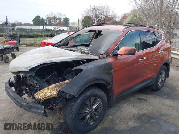 2014 Hyundai Santa Fe Sport with VIN 5XYZU3LB7EG175356, listed as a IAAI auction lot 41790664 with 1 mi miles. Bid and sale history available at carsss.com. Image 2.