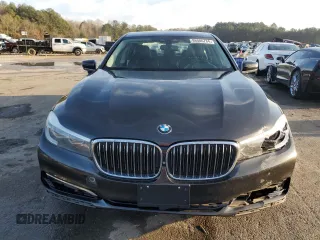 2017 BMW 7 Series 740i xDrive with VIN WBA7E4C50HGU99073, listed as a Copart auction lot 86506784 with 107,109 mi miles and Salvage Title. Bid and sale history available at carsss.com. Image 5.