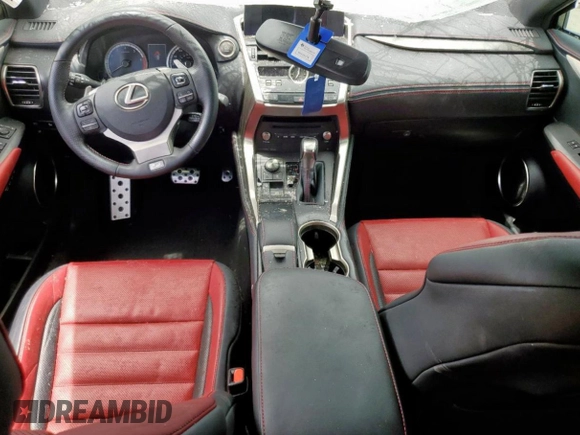 2020 Lexus NX 300 F Sport with VIN JTJSARBZXL2176260, listed as a Copart auction lot 57898055 with 64,257 mi miles and Salvage title. Bid and sale history available at DreamBid. Image 8.