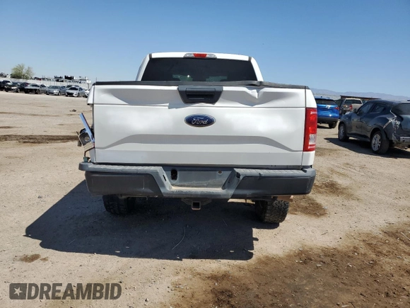 2016 Ford F-150 XLT with VIN 1FTEW1EG0GFA47732, listed as a Copart auction lot 55531725 with Not Provided miles and Salvage Title. Bid and sale history available at carsss.com. Image 6.