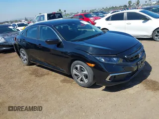 2020 Honda Civic LX with VIN 19XFC2F60LE206388, listed as a IAAI auction lot 42327989 with 76,604 mi miles and . Bid and sale history available at DreamBid. Image 1.