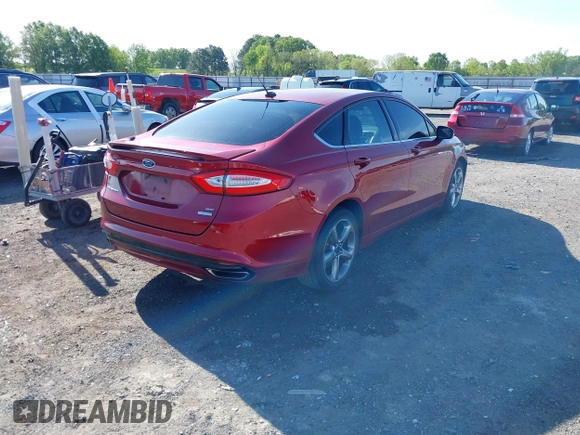 2015 Ford Fusion SE with VIN 3FA6P0H96FR126841, listed as a IAAI auction lot 41979707 with 134,228 mi miles. Bid and sale history available at carsss.com. Image 4.