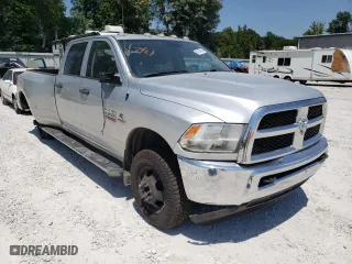 2015 Ram 3500 Tradesman with VIN 3C63RRGL4FG605805, listed as a Copart auction lot 53174962 with 133,961 mi miles and Salvage Title. Bid and sale history available at carsss.com. Image 1.