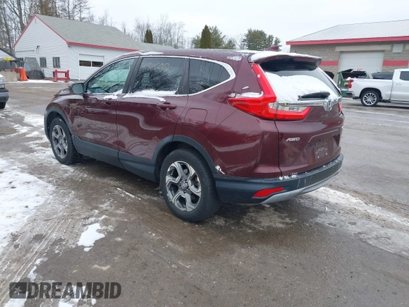 2017 Honda CR-V EX-L with VIN 5J6RW2H8XHL064045, listed as a IAAI auction lot 41311602 with 62,671 mi miles. Bid and sale history available at carsss.com. Image 3.
