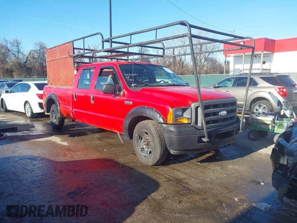 2005 Ford Super Duty F-250 XL with VIN 1FTSW20575EB69845, listed as a IAAI auction lot 41346591 with 1 mi miles. Bid and sale history available at carsss.com. Image 1.