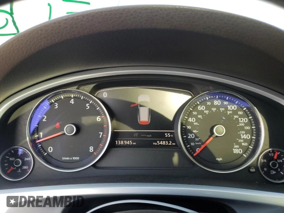 2012 Volkswagen Touareg Sport z VIN WVGEF9BP8CD008746, wystawiony jako Copart lot #45638945 z przebiegiem 138 945 mil mil oraz Szkoda całkowita • Salvage title. Historia ofert i sprzedaży dostępna na DreamBid. Obrazek 9.