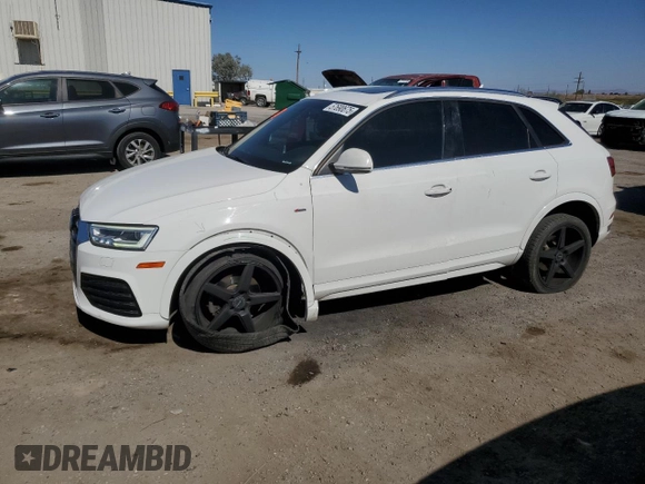 2016 Audi Q3 Prestige with VIN WA1GFCFS5GR004116, listed as a Copart auction lot 57690675 with 122,081 mi miles and Salvage title. Bid and sale history available at DreamBid. Image 1.
