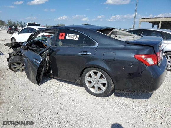 2009 Lexus ES 350 with VIN JTHBJ46GX92294377, listed as a Copart auction lot 51087515 with 0 mi miles and Salvage Title. Bid and sale history available at carsss.com. Image 2.