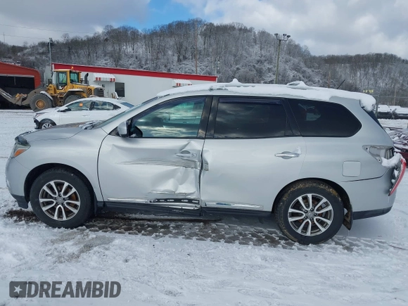 2015 Nissan Pathfinder Platinum z VIN 5N1AR2MM1FC675197, wystawiony jako IAAI lot #41595067 z przebiegiem 96 135 mil mil oraz . Historia ofert i sprzedaży dostępna na DreamBid. Obrazek 14.