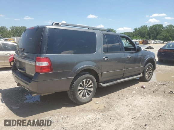 2015 Ford Expedition Max XLT with VIN 1FMJK1JTXFEF44008, listed as a Copart auction lot 62834655 with 137,619 mi miles and Salvage title. Bid and sale history available at DreamBid. Image 3.