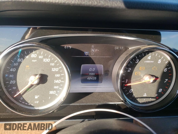 2018 Mercedes-Benz E-Class E 300 with VIN WDDZF4JB9JA320495, listed as a Copart auction lot 40448373 with 48,435 mi miles. Bid and sale history available at carsss.com. Image 9.