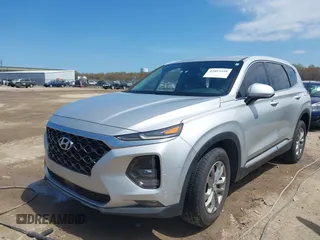 2019 Hyundai Santa Fe SEL with VIN 5NMS33AD1KH101182, listed as a IAAI auction lot 42093555 with 93,473 mi miles and . Bid and sale history available at DreamBid. Image 17.