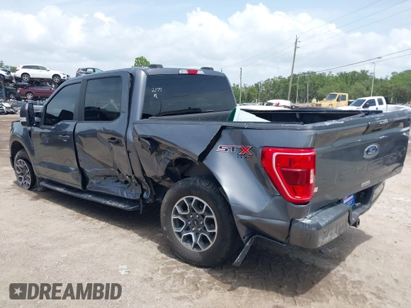 2021 Ford F-150 XL with VIN 1FTEW1EP6MFA07747, listed as a IAAI auction lot 42426426 with 73,586 mi miles and . Bid and sale history available at DreamBid. Image 3.